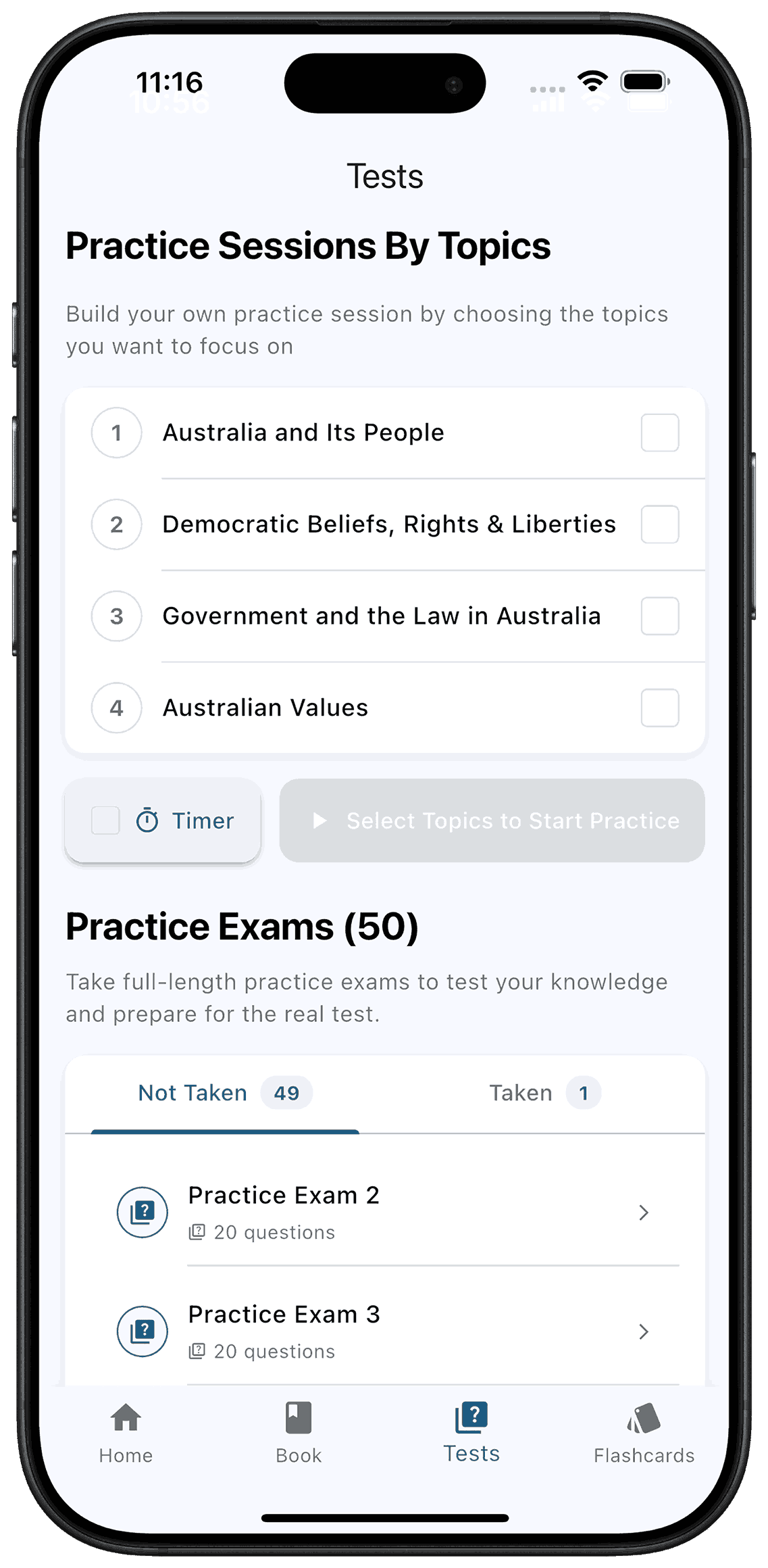 Weak Topics Analysis
